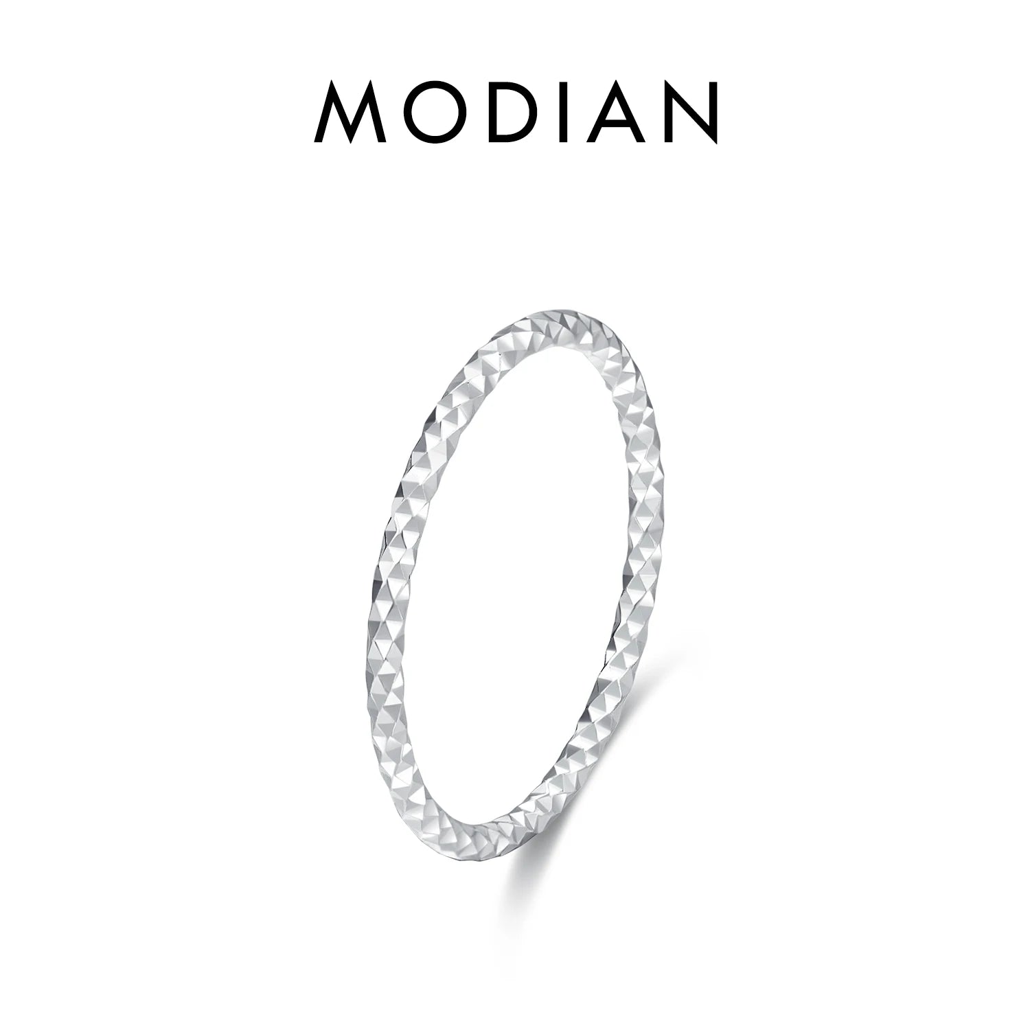 925 Sterling Silver Simple Fashion Stackable Ring Classic Wave Geometric Exquisite Finger Rings for Women Party Jewelry