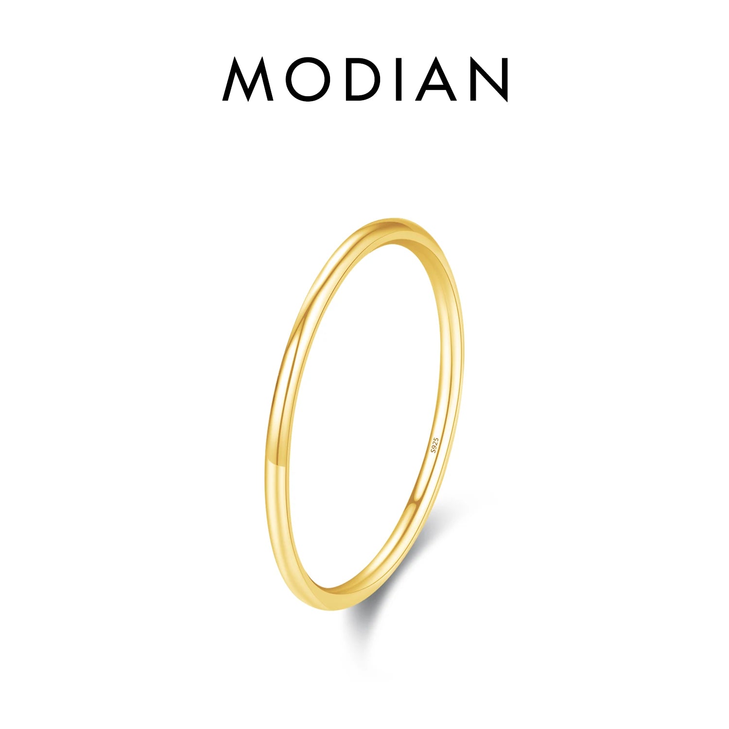 925 Sterling Silver Simple Fashion Stackable Ring Classic Wave Geometric Exquisite Finger Rings for Women Party Jewelry