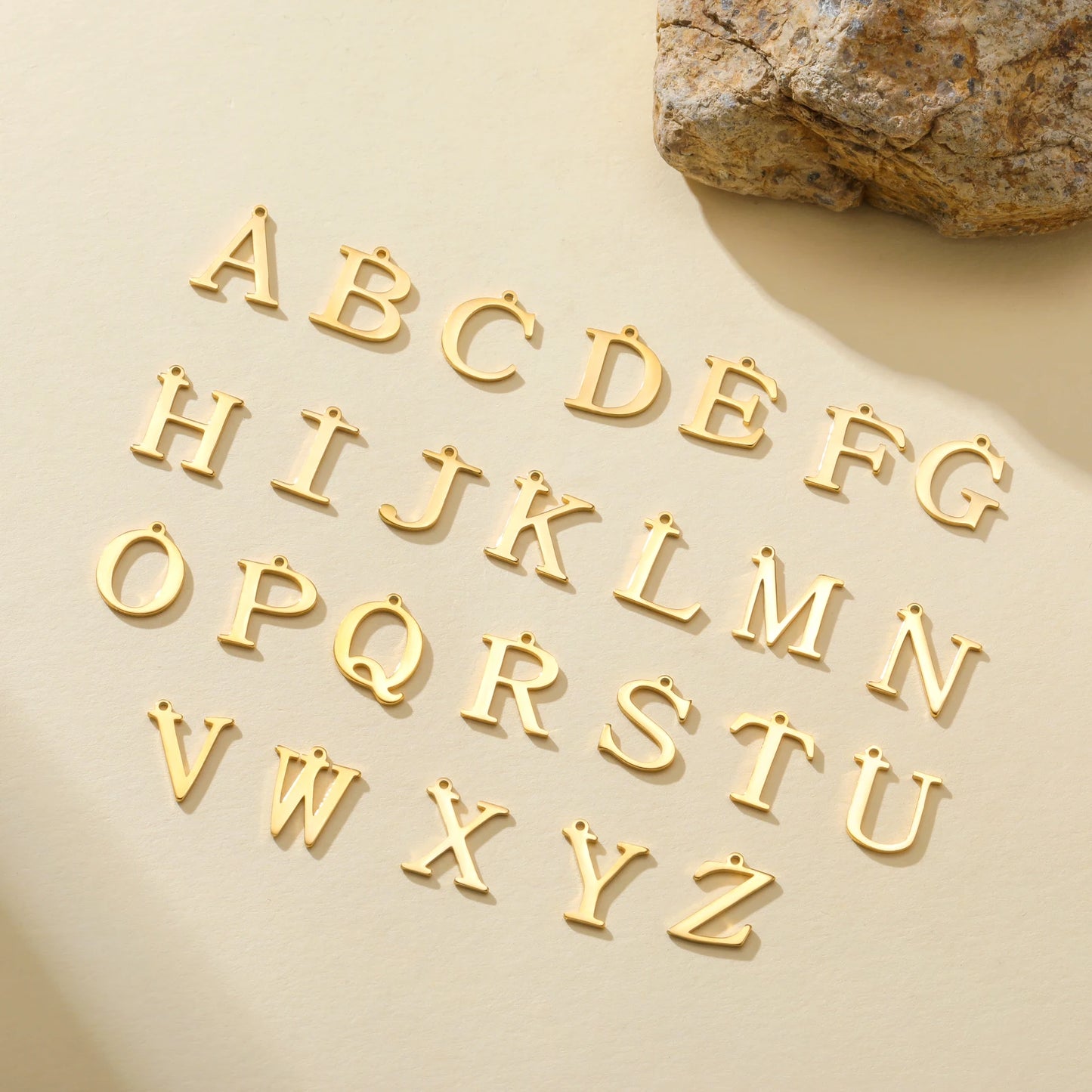 A-Z Initial Letter Box Chain Necklace for Men Stainless Steel Alphabet Pendant Man Chains Punk Jewelry Gift 2026