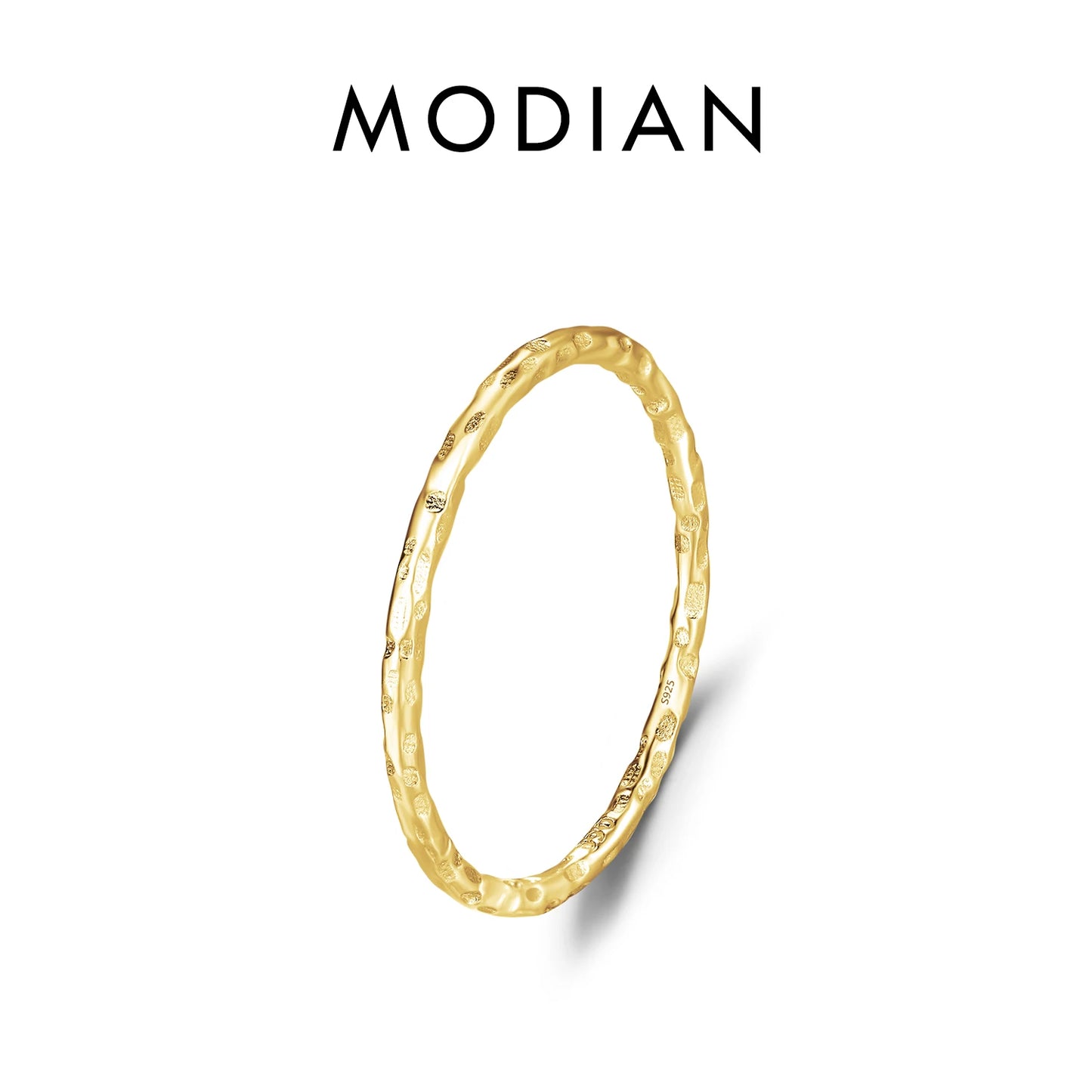 925 Sterling Silver Simple Fashion Stackable Ring Classic Wave Geometric Exquisite Finger Rings for Women Party Jewelry