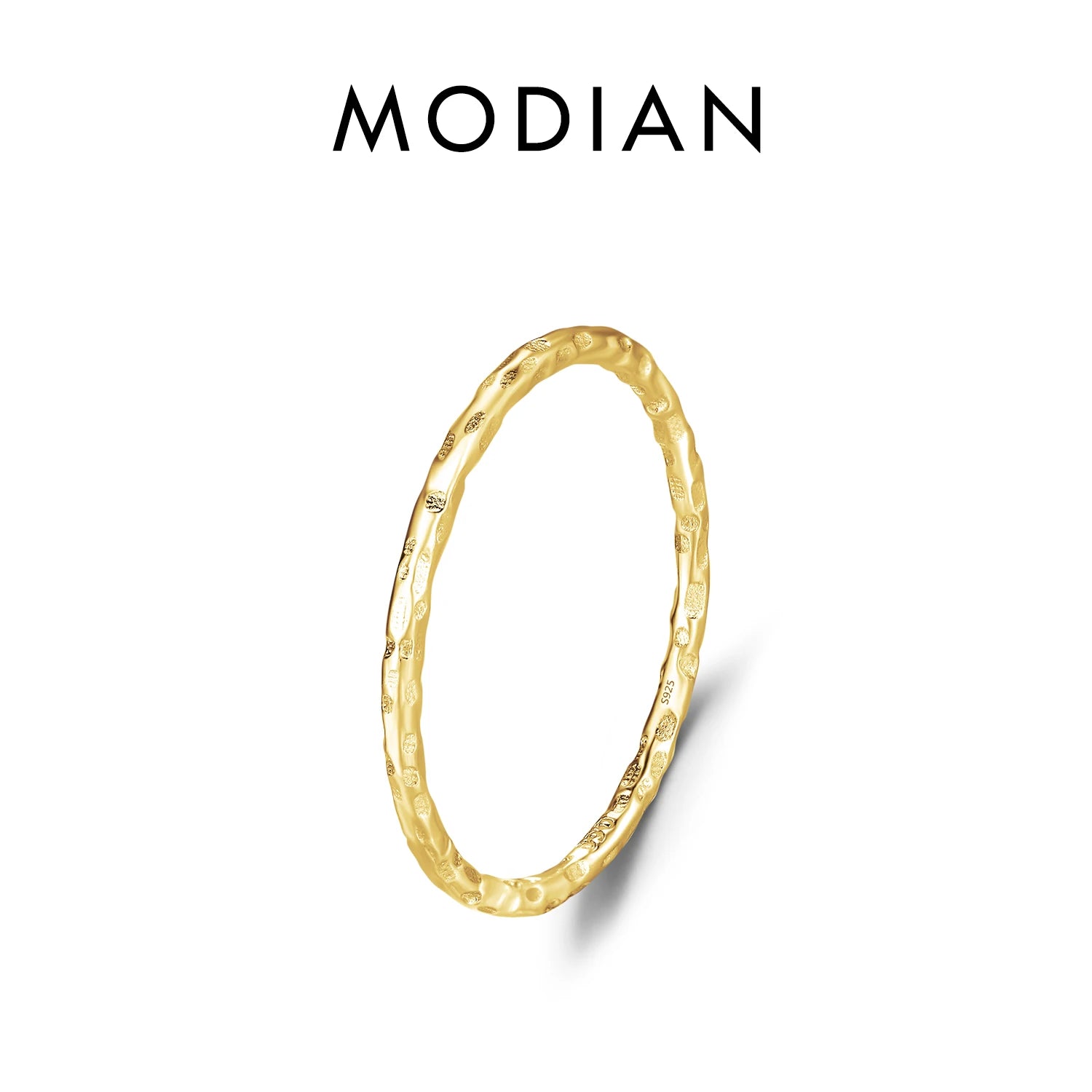 925 Sterling Silver Simple Fashion Stackable Ring Classic Wave Geometric Exquisite Finger Rings for Women Party Jewelry